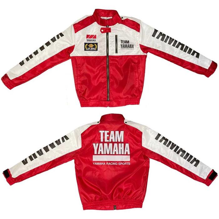 Gambar READY STOCK JAKET TEAM YAMAHA RACING SPORT SCOOT MP BORDIR DAN SABLON - Merah, M dari Renda Berundak undefined Tokopedia