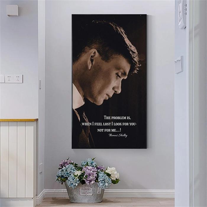 Gambar Modern Movie Actor Motivational Quote Poster Print on Canvas Wall Art dari Mitramall 84 undefined Tokopedia