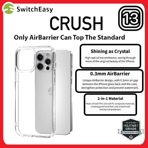 Gambar Case iPhone 13 PRO MAX MINI Switcheasy CRUSH Air Barrier Ultra Thin - Clear, iPhone 13 dari Primary Cares Official undefined Tokopedia