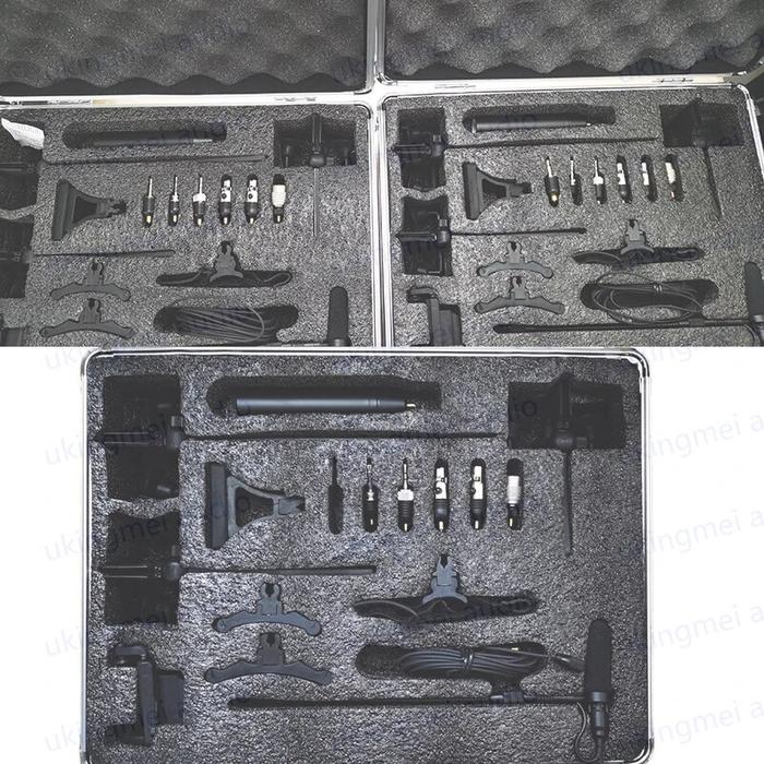 Gambar Professional Musical Instrument Microphones Set With 8 Types Clips . dari moocher86 undefined Tokopedia