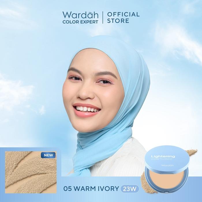 Gambar Wardah Lightening Powder Foundation Light Feel - Bedak dengan SPF - 05 Warm Ivory 23W dari Jwl Skin Shop undefined Tokopedia