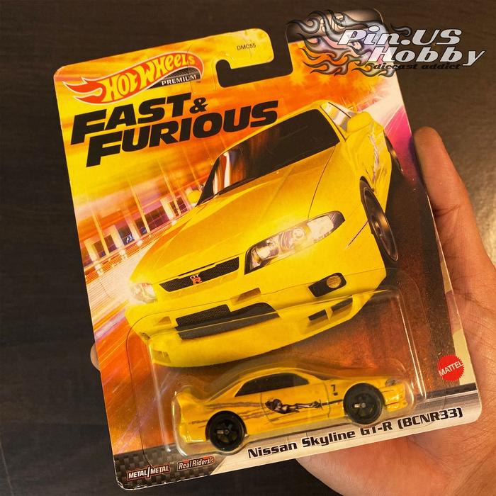 Gambar HOT WHEELS NISSAN SKYLINE GTR BCNR33 FAST AND FURIOUS DIECAST 1:64 - TANPA PROTECTOR dari jahis storee undefined Tokopedia
