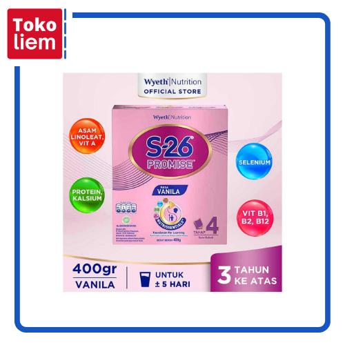 Gambar S-26 Promise Susu Bubuk Pertumbuhan 4 Vanilla 400G dari CV MULTIJAYA ABADI undefined Tokopedia
