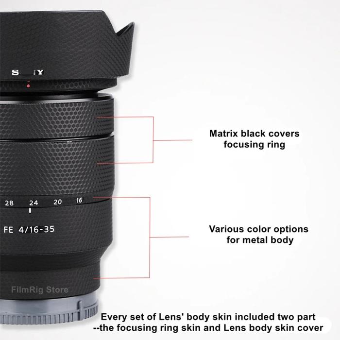 Jual 1635 F4 Za Lens Premium Decal Skin For Sony Fe16-35 F/4 Za
