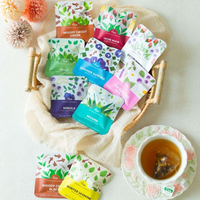 Gambar [Cota] Seduh Pertama Versi 1 - Hero Series Trial Set Artisan Tea - BOX MIKA SEKAT dari Cuotea undefined Tokopedia