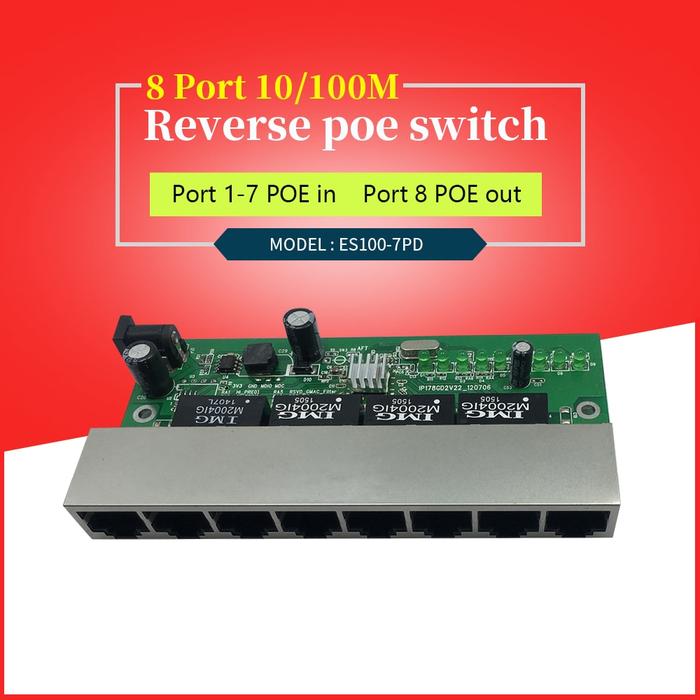 Gambar 5Pcs Networking Solution 8Port 10100M Ethernet Reverse Poe Swi dari Rowan Shade undefined Tokopedia