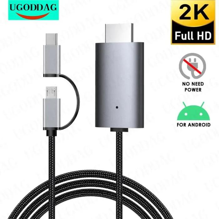Jual Type C Micro Usb To Hdtv Cable Hdmi-Compatible Adapter For