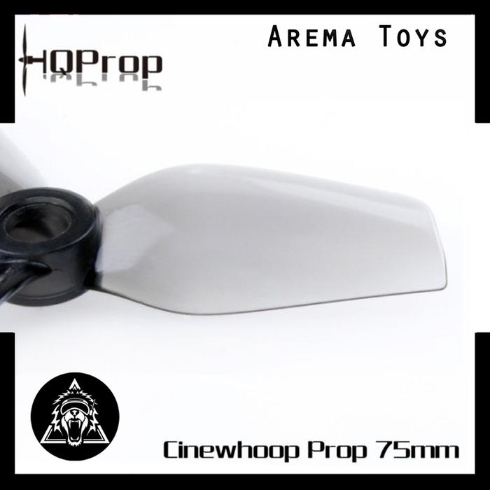 Hélices FPV HQProp DT90MMX4 - 2 Paires Pour Drone Cinewhoop 3,5 Pouces, 4 Pales, Couleur Orange