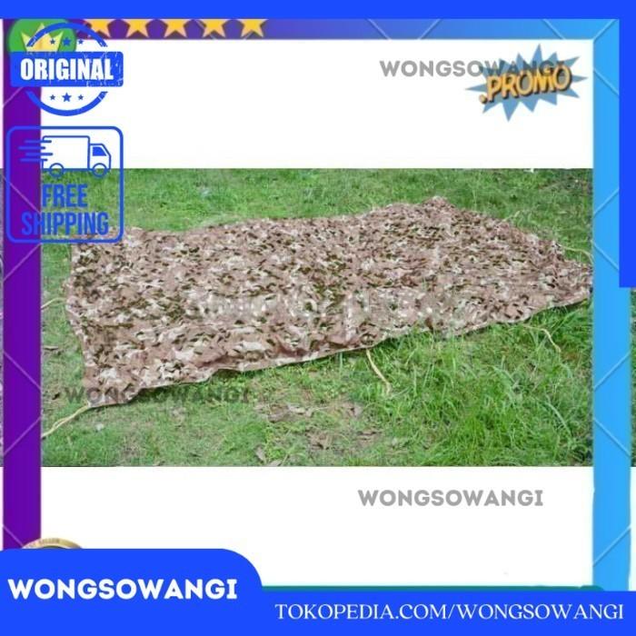 Gambar Jaring Kamuflase Net Camo Camping Militer 2x3m - Cokelat - Cokelat dari WONGSOWANGI undefined Tokopedia