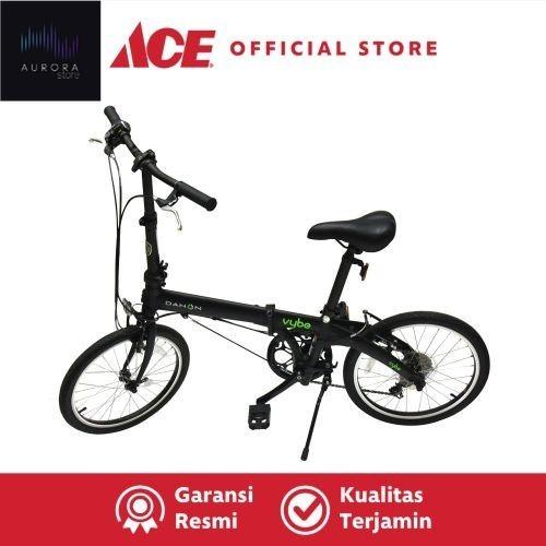 Jual ACE Dahon Sepeda Lipat 19 Vybe D7 Ys728 Hitam Kota