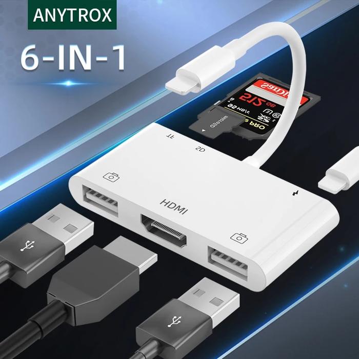 Jual Lightning To Hdmi Usb Otg Digital Av Adapter/Cable