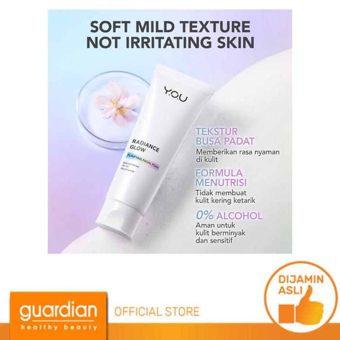Gambar YOU Radiance Glow Purifying Facial Foam 100G dari Guardian Official Store undefined Tokopedia