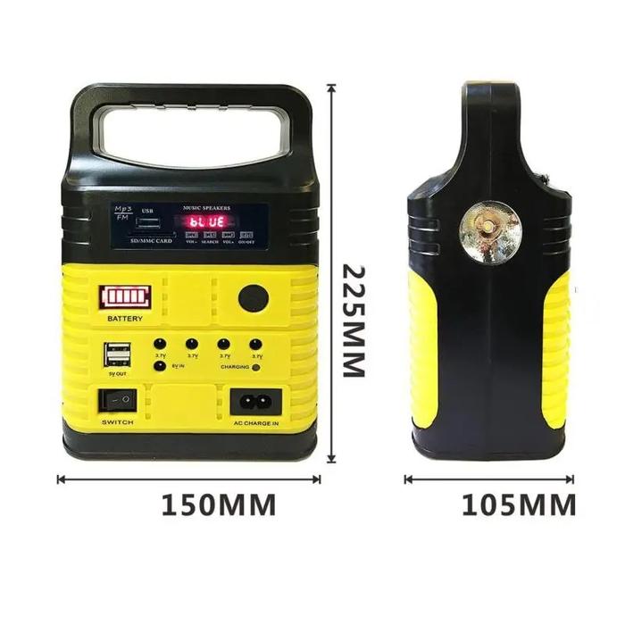Gambar . Outdoor Portable Solar Generator Camping Power Mini Dc10W Solar dari CV budi5 undefined Tokopedia
