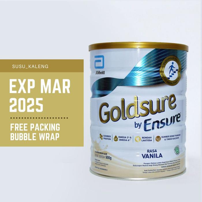 Gambar [Mlpw] Goldsure By Ensure 900 Gr Rasa Vanila | Exp Maret 2025 dari Milpow undefined Tokopedia