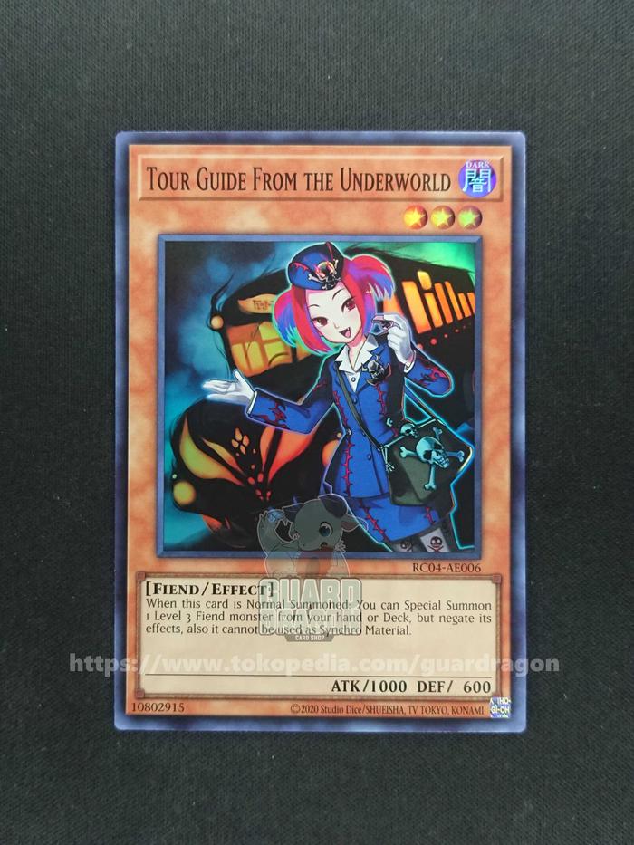 Jual YuGiOh AE RC04-AE006 Tour Guide From the Underworld - Super Rare ...