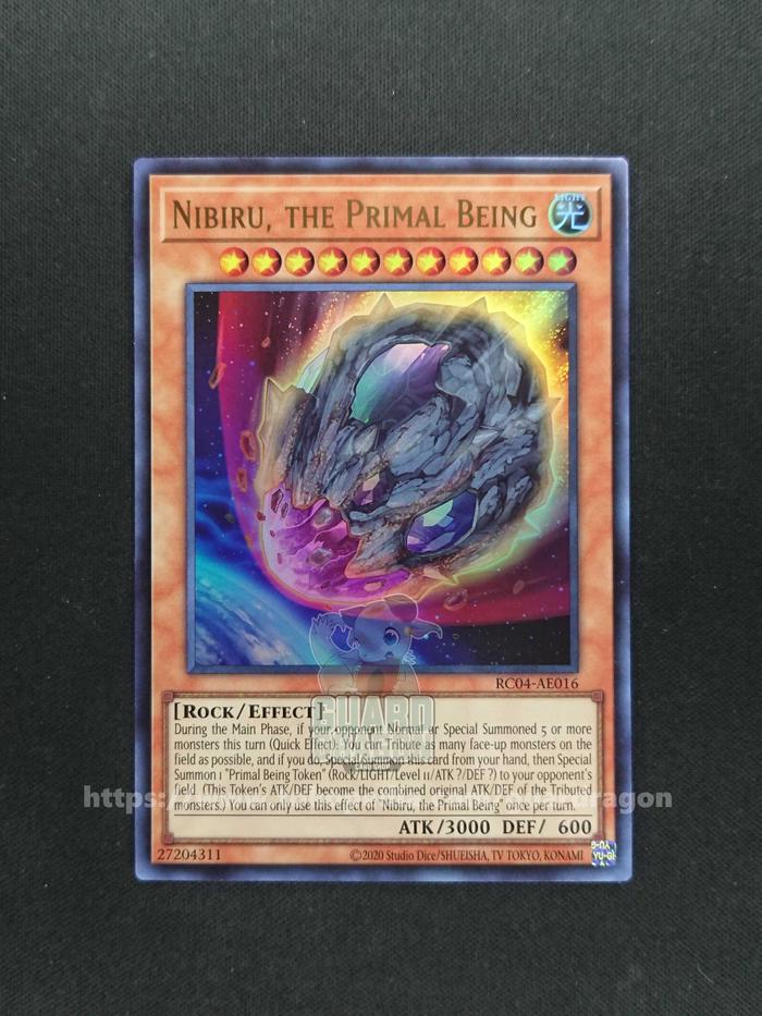 Gambar YuGiOh AE RC04-AE016 Nibiru, the Primal Being - Ultra Rare dari Guardragon undefined 2 Tokopedia