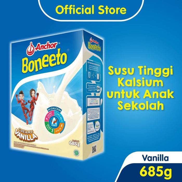 Gambar [Gllt] Boneeto Susu Bubuk Anak Sekolah Creamy Vanilla 685G - Nutrisi dari Gellat undefined Tokopedia