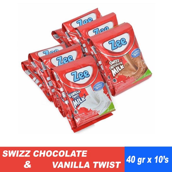 Gambar [Ikdr] Zee Powder Vanilla/Coklat Twist Susu 39 G/ 10S - Cokelat dari Ikyder undefined Tokopedia