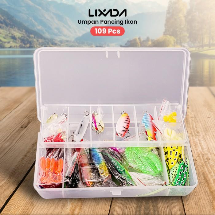 Gambar LIXADA Umpan Pancing Ikan Set Fishing Bait Kit 109PCS -A - Multi-Color - Multi-Color dari murahgrosirbos undefined Tokopedia