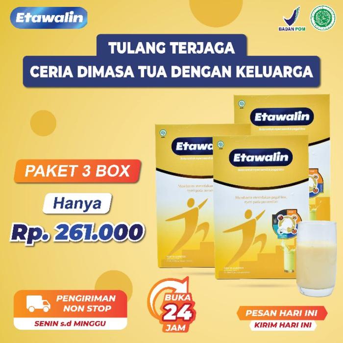 Gambar [Mlpw] Etawalin Susu Sendi Dan Asam Urat Official Paket 3 Box dari Milpow undefined Tokopedia