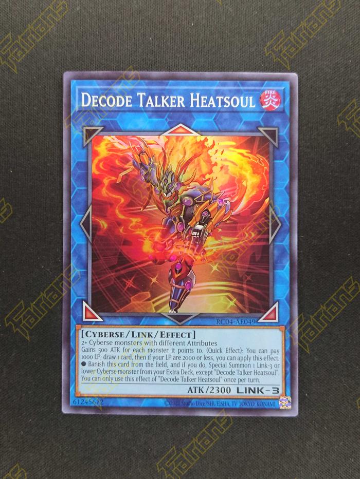 Gambar YuGiOh AE RC04-AE049 Decode Talker Heatsoul - Super Rare dari Fairians Card Game Merchant undefined Tokopedia