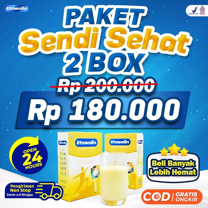 Gambar [Mlpw] Paket 2 Etawalin – Paket Sendi Sehat Susu Kambing Etawa dari Milpow undefined Tokopedia