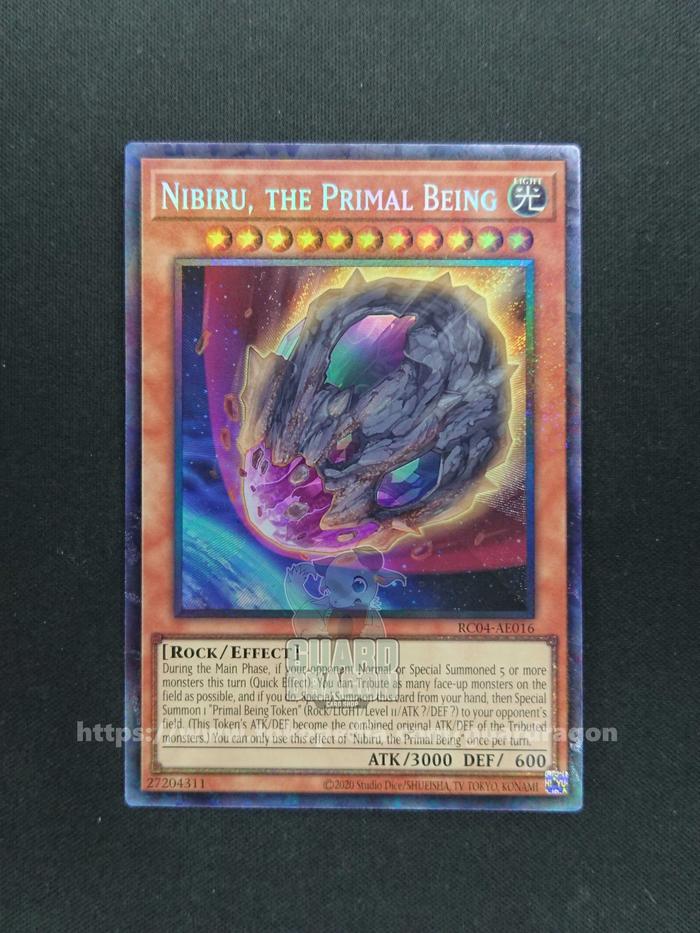 Gambar YuGiOh AE RC04-AE016 Nibiru, the Primal Being - Ultra Rare dari Guardragon undefined 4 Tokopedia