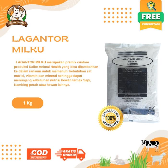 Gambar LAGANTOR MILKU 1Kg - Premix Peningkat Produksi Susu & Pertumbuhan, dari yomerawe undefined Tokopedia