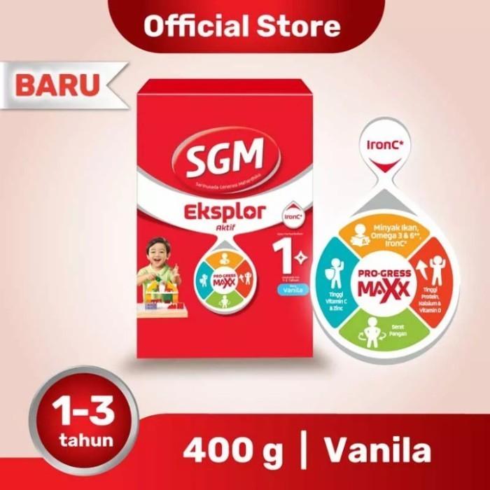 Gambar SGM Eksplor 1+ Plus 400gr - Usia 1-3 Tahun Madu / Vanila - vanila dari Restu Surabaya undefined Tokopedia