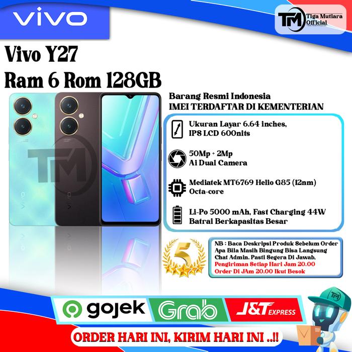 Gambar Vivo Y27 4G | 5G Ram 6 Rom 128GB - Y27 4G 6/128GB dari Tiga Mutiara Store undefined Tokopedia