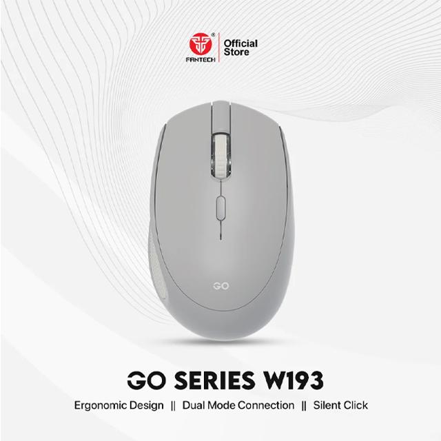 Gambar Fantech Mouse Wireless Office Go W193 Silent Click 2.4Ghz 1600DPI - Grey dari Plaza IT Store Kota Medan Tokopedia