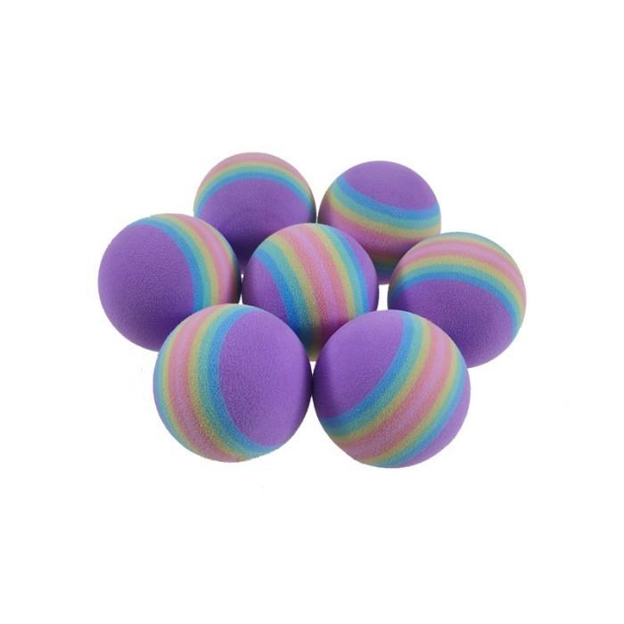 Gambar Bola Golf 10pcs Bahan Spons Warna Pelangi Untuk Latihan - Ungu dari Alanna Store 31 undefined Tokopedia