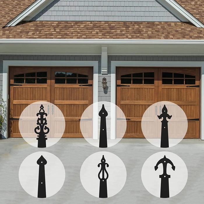 Gambar A Haccer 6Pcs Steel Garage Door Hardware Kit Decorative Carriage House dari harebrained undefined Tokopedia