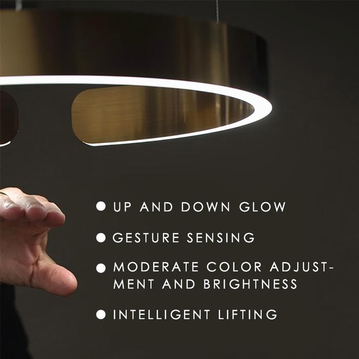 Gambar A Dimmable Occhio Chandelier C Style Circle Hanging Lamp Restaurant dari hoodwink star undefined Tokopedia