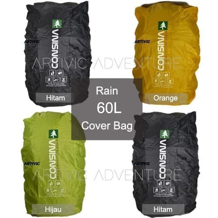 Gambar Rain Cover Bag Consina 60L Raincover Carrier Ransel Tas Gunung Keril - Hitam dari Artivic undefined Tokopedia