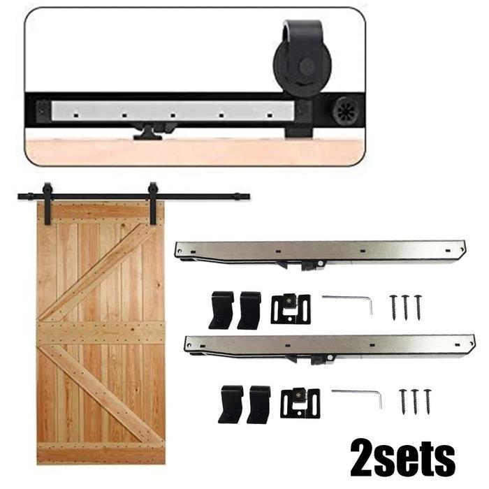 Gambar A 2Set Soft Close Mechanism For Damper Sliding Barn Door Hardware dari hoodwink star undefined Tokopedia