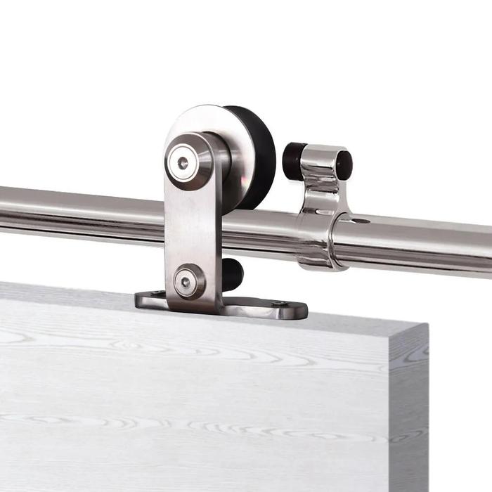 Gambar A Lwzh T-Shaped Stainless Steel Sliding Barn Door Hardware Rollers dari highfalutin undefined Tokopedia