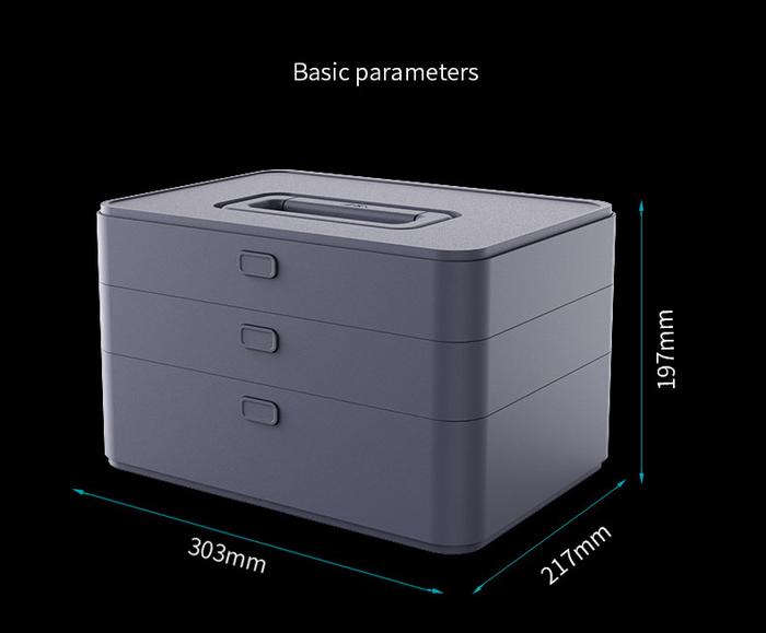 Gambar Household tool Combination Tools Box 4 Layer Suit Suitcase Storage dari triztant undefined Tokopedia