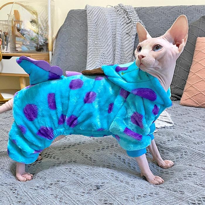 Cute Dinosaur Dog Sweater Cute Pig Dog Clothes For Shih Tzu Hoodie