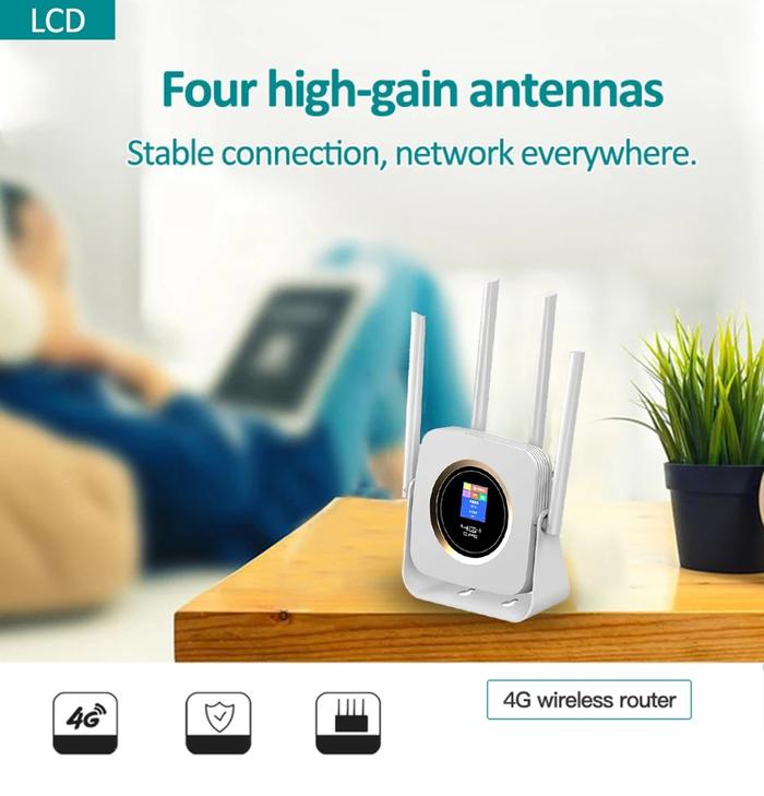 Gambar A Home Office Computers 300Mbps Networking Mifi Wps Sim Card Router 4G dari gazebo store1 undefined Tokopedia