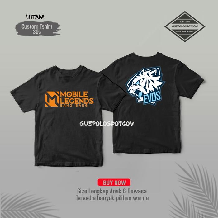 Gambar Kaos Baju Anak Mobile Legends Team Evos E Sport Kaos Game TSHIRT dari kinztz undefined Tokopedia