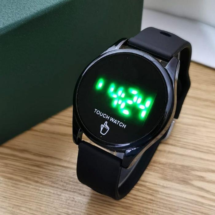 Gambar Jam Tangan Pria Cowok Digital Led Rubber Touch Watch Terbaru import - FULL BLACK dari BAROKAH HOUSE STORE undefined Tokopedia