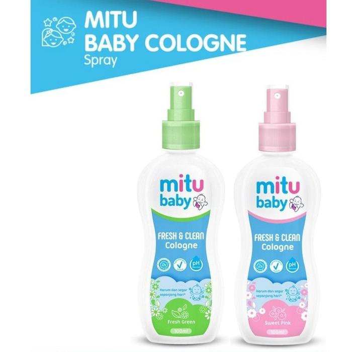 Gambar Mitu Baby Fresh & Clean Cologne Spray 50ml - FRESH GREEN dari Kencana Swalayan_NEW Kab. Lamongan Tokopedia