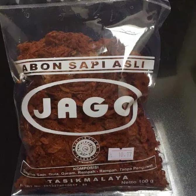 Gambar HOT SALE ABON SAPI CAP JAGO KHAS TASIKMALAYA @250 GRAM terjamin dari Hafsah Market undefined Tokopedia