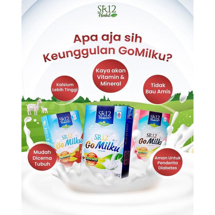 Gambar Dijual GO MILKU SR12 SUSU KAMBING ETAWA PREMIUM ORIGINAL Halal  Susu dari toko Kansa. undefined Tokopedia