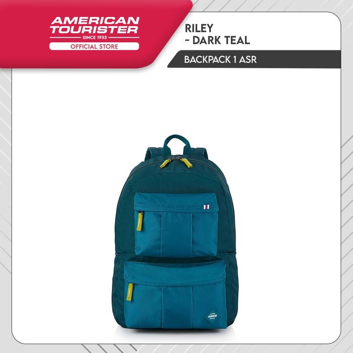 Jual Dijual American Tourister Riley Backpack ASR Dark Teal - Main Image