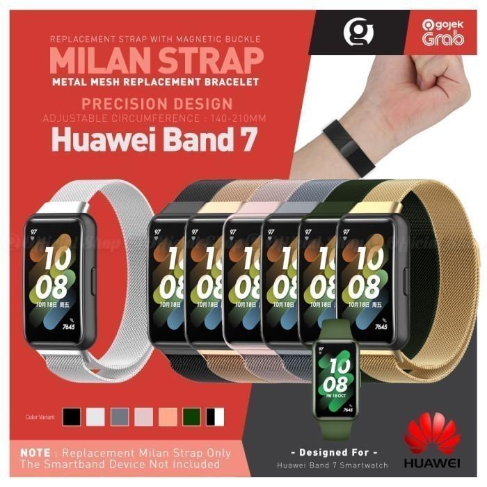 Gambar Strap Stainless Steel Milan for Huawei Band 7 (Tali Jam Magnetic) - SILVER dari G-Rex undefined Tokopedia