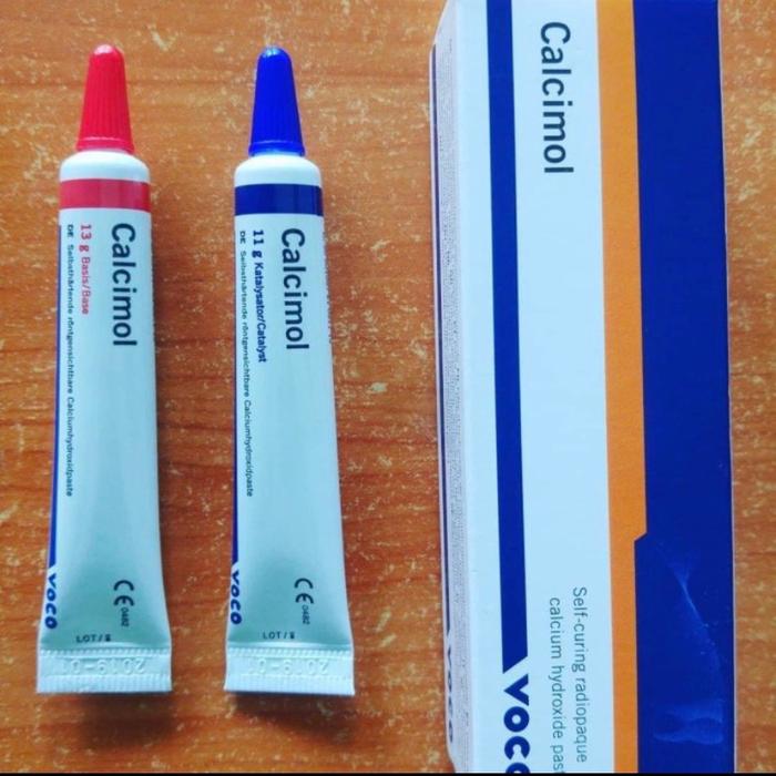 Gambar CALCIMOL DYCAL VOCO DENTAL GERMANY 13g base 11 gr Catalist Diskon dari muliaakmal shop undefined Tokopedia