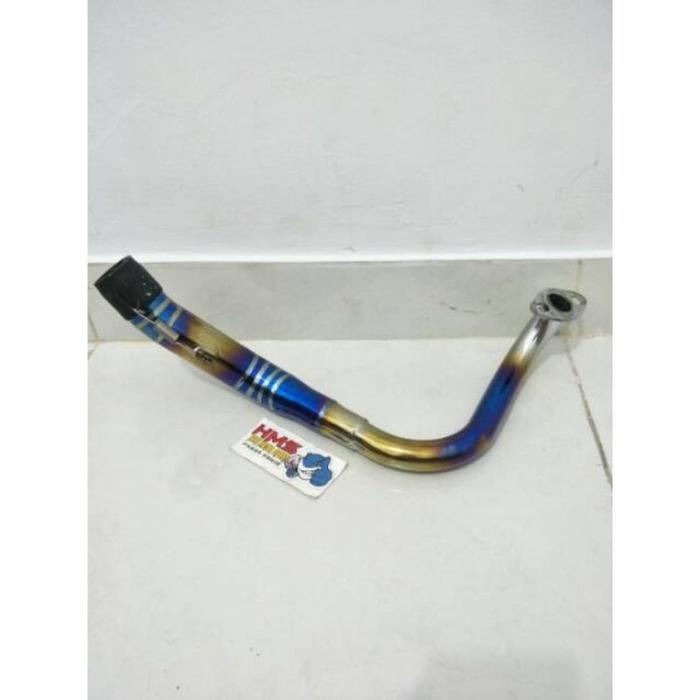 Gambar WTF08 LEHER KNALPOT TSUKIGI PELANGI STENLIS VARIO 150 VARIO 125 - Pelangi dari Joyoaksesories undefined Tokopedia