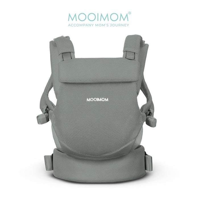 Gambar MOOIMOM Wonder Carrier Pure Series | Gendongan Bayi - CLASSIC GREY dari Chubby Baby Jakarta undefined Tokopedia